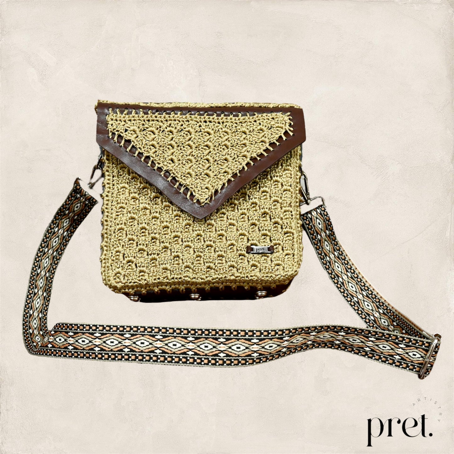 Crossroads - One of a kind -  handmade handbag
