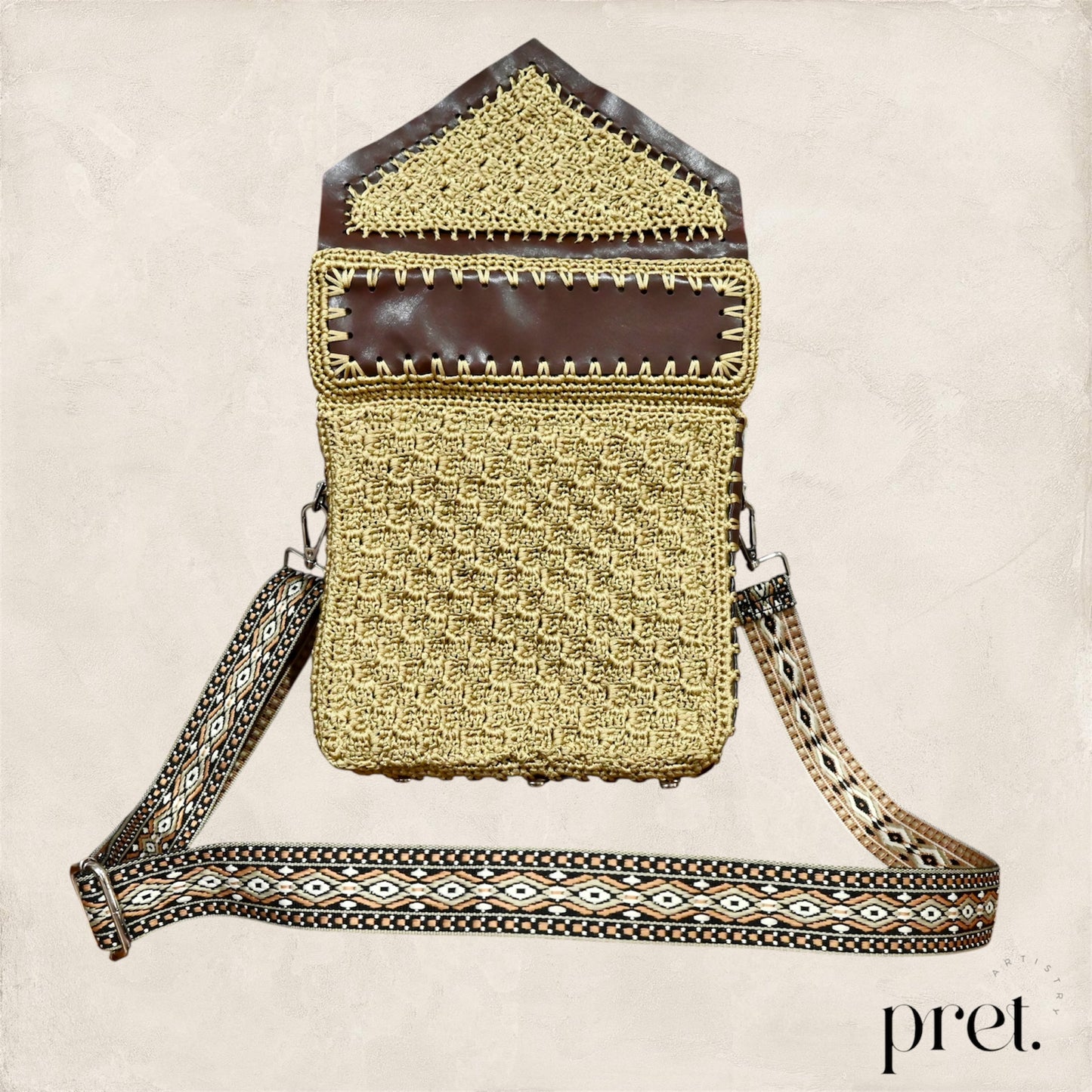 Crossroads - One of a kind -  handmade handbag
