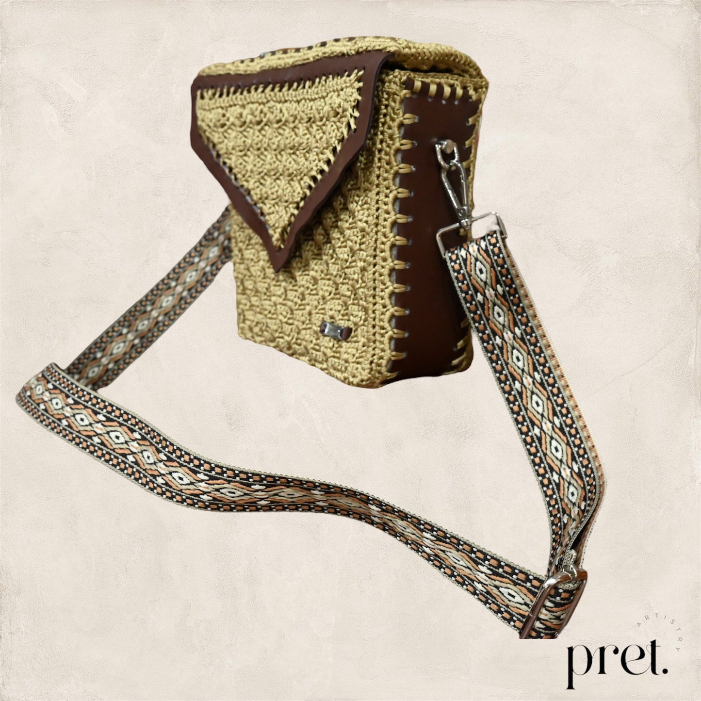 Crossroads - One of a kind -  handmade handbag