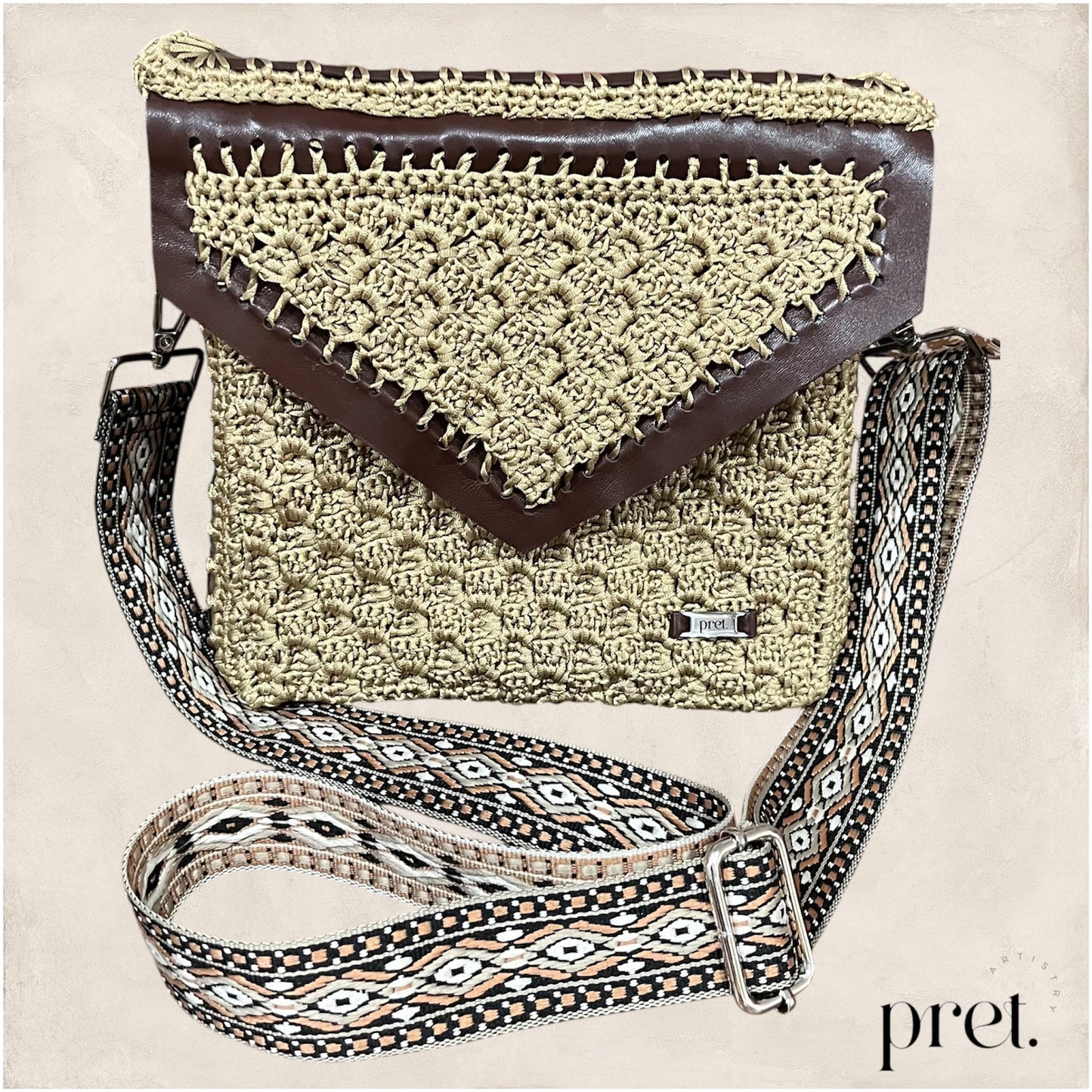 Crossroads - One of a kind -  handmade handbag
