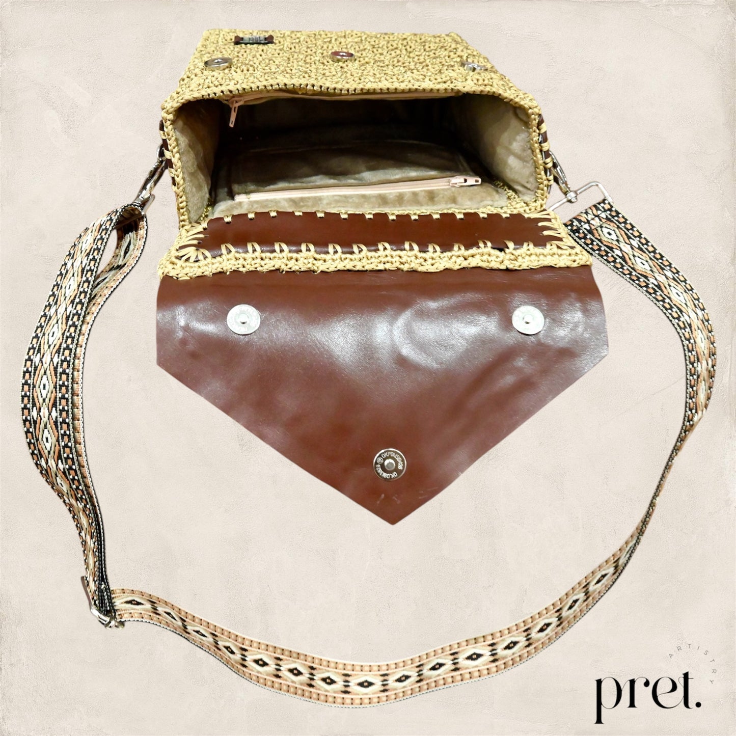 Crossroads - One of a kind -  handmade handbag