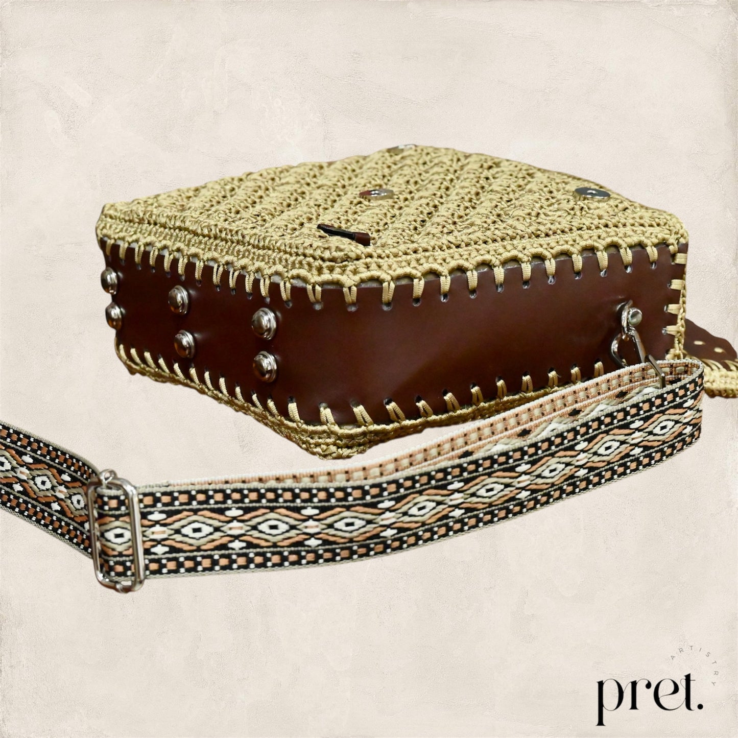 Crossroads - One of a kind -  handmade handbag